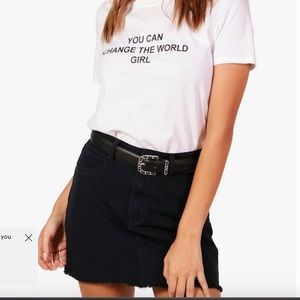 Mini denim skirt (NWT)